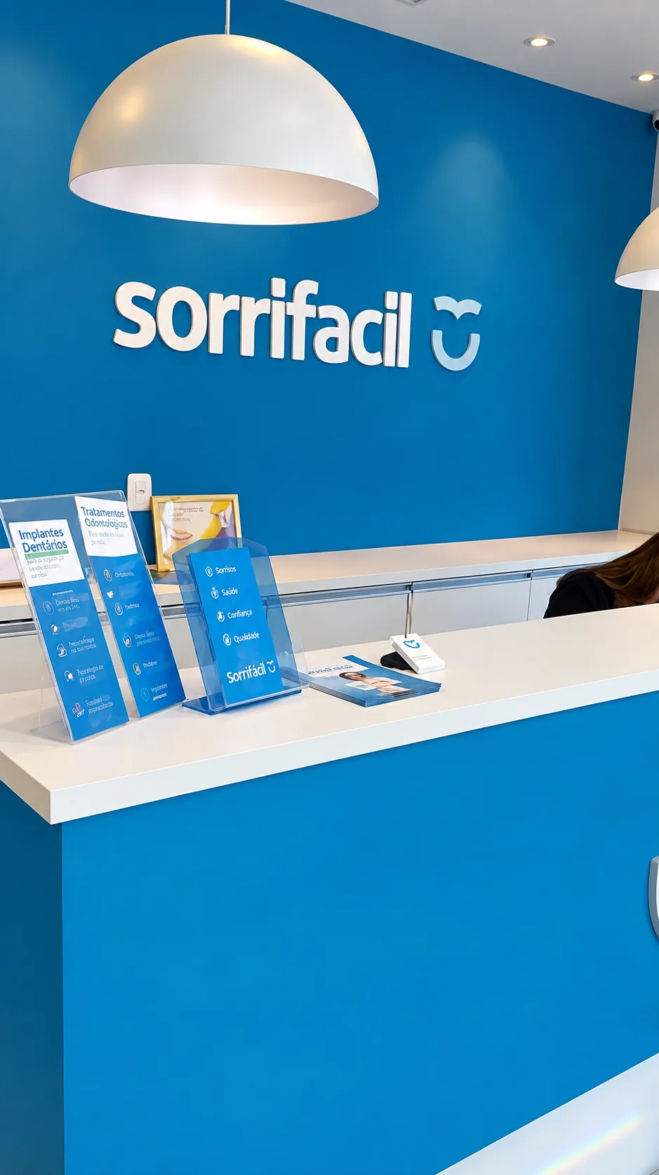 Mostrador de atención de Sorrifácil Jaguarão